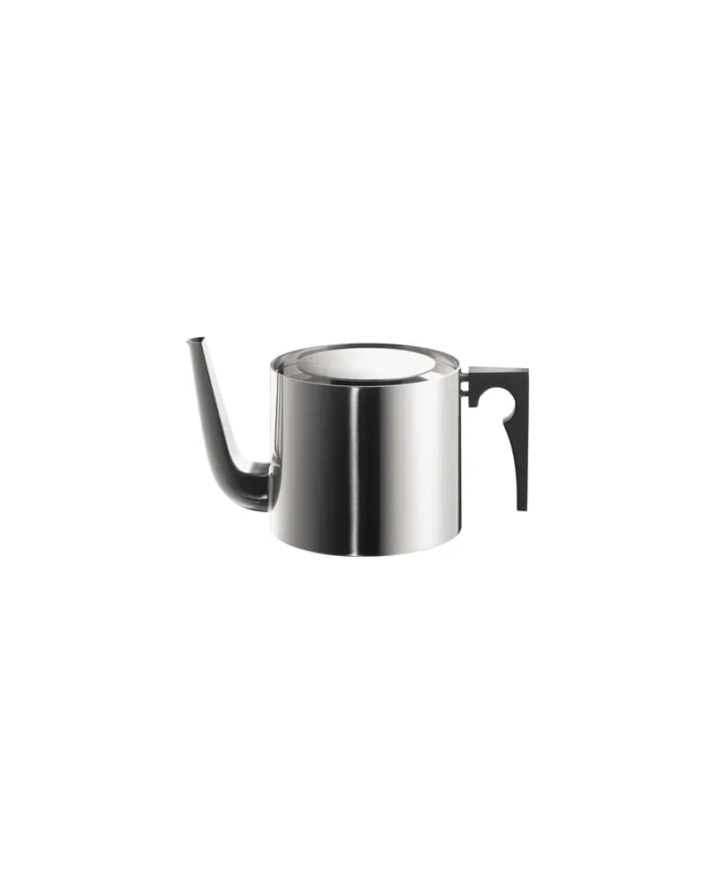 Stelton Teekanne Cylinda - Metall - Bakelit - Designer Arne Jacobsen 