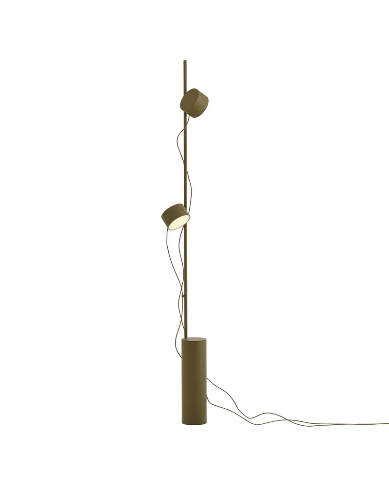 Muuto Stehleuchte Post - Grün - lackierter Stahl - Designer Earnest Studio 