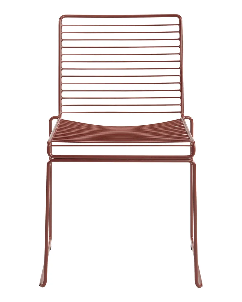 Hay Stapelbarer Stuhl Hee - Schwarz - lackierter Stahl - Designer Hee Welling 