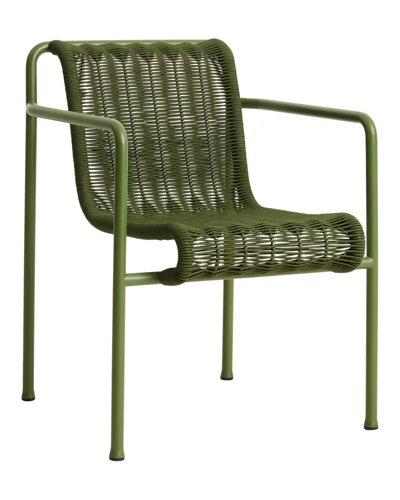 Hay Armlehnstuhl Palissade Cord - Rot - Seil aus recyceltem Polyestergewebe - Designer Ronan & Erwan Bouroullec 