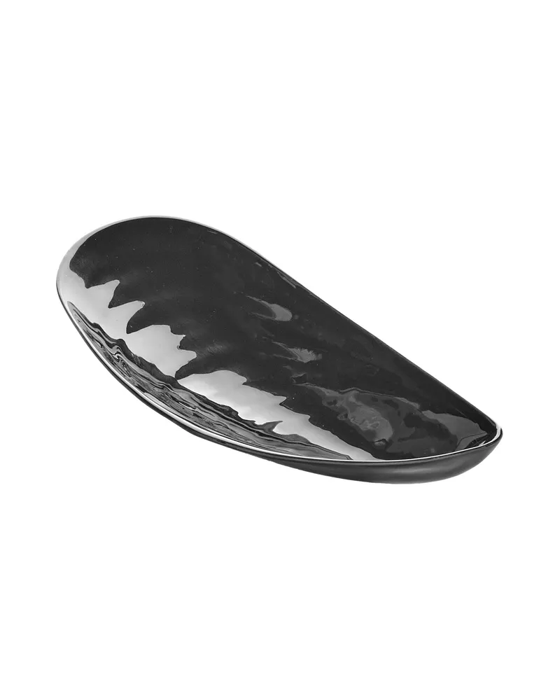 Serax Schale Les objets Moulversants - Schwarz - emailliertes Porzellan - Designer Wouters & Hendrix 