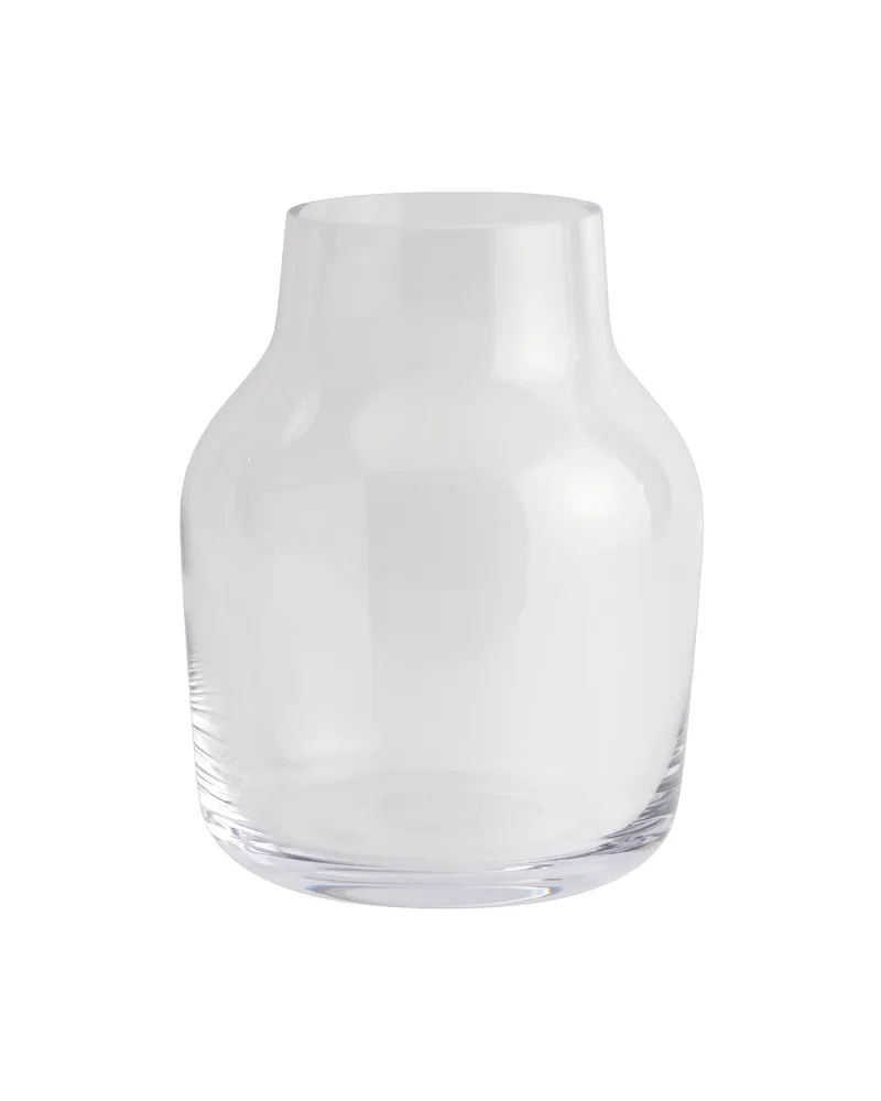 Muuto Vase Silent - Transparent - mundgeblasenes Glas - Designer Andreas Engesvik 