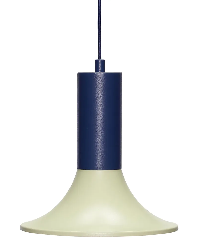 Hübsch Pendelleuchte Luminary - Grün - lackiertes Eisen 
