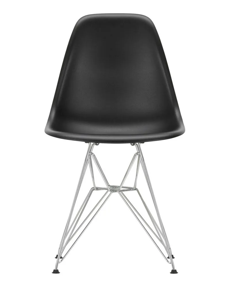 Vitra Stuhl Eames Plastic - Schwarz - Recycelter Kunststoff (Post-Consumer) - Designer Charles & Ray Eames 