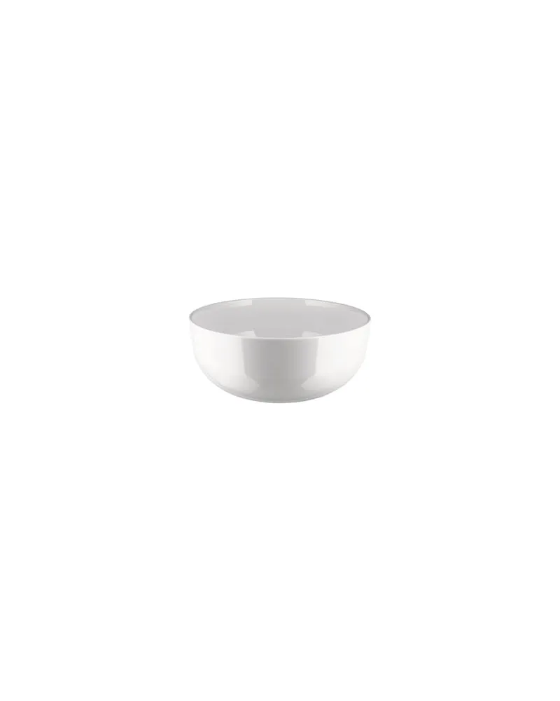 Alessi Salatschüssel Itsumo - Weiß - Porzellan - Designer Naoto Fukasawa 