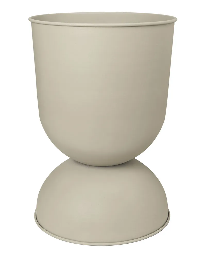 ferm LIVING Blumentopf Hourglass - Silber - Aluminium - Designer Trine Andersen 