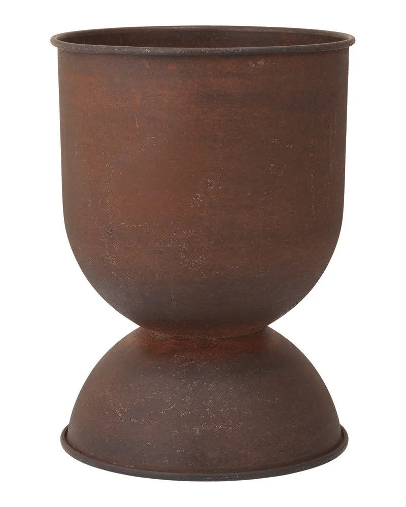 ferm LIVING Blumentopf Hourglass - Silber - Aluminium - Designer Trine Andersen 