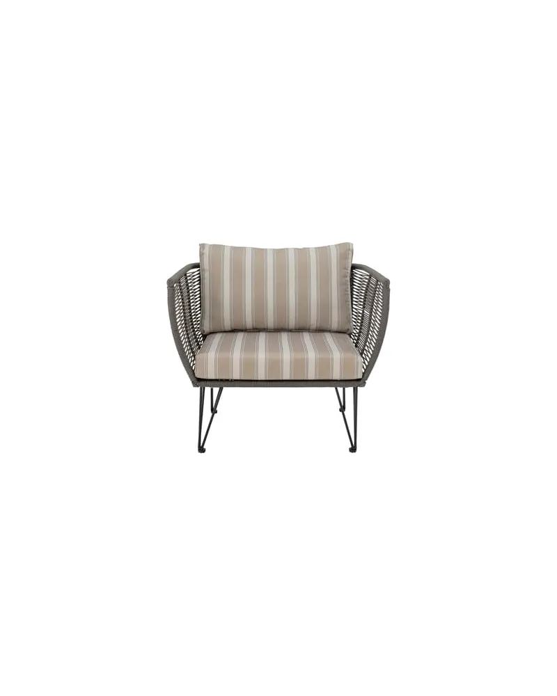 Bloomingville Gepolsterter Sessel Mundo - Grün - PVC-Draht 