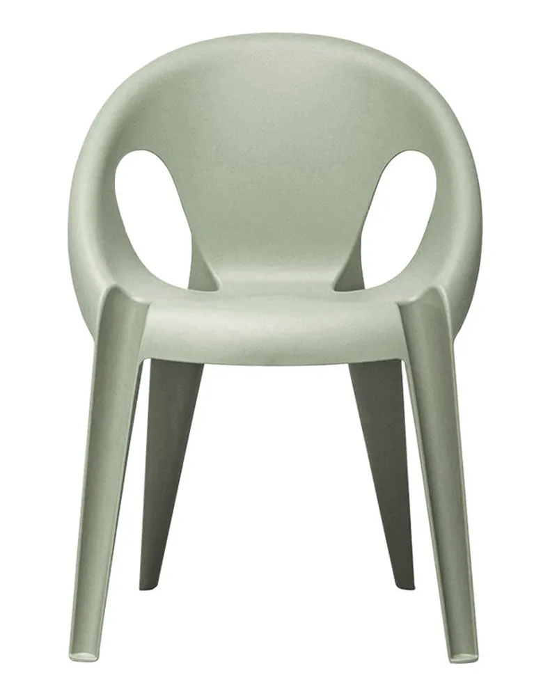 Magis Stapelbarer Sessel Bell - Blau - Recyceltes Polypropylen - Designer Konstantin Grcic 