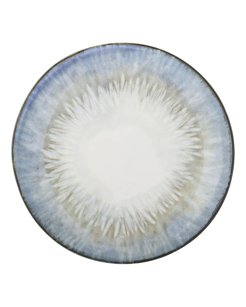 Bloomingville Teller Calen - Blau - emaillierter Sandstein 