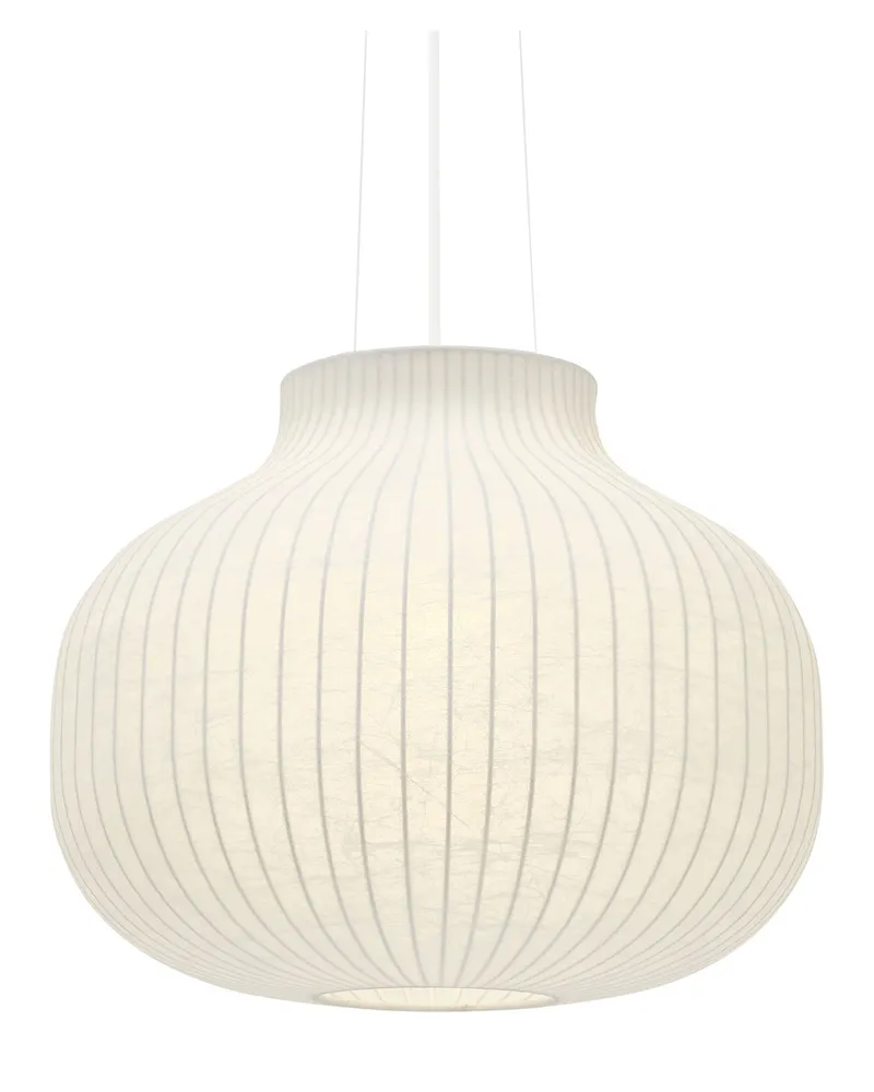 Muuto Pendelleuchte Strand - Weiß - Kokonharz - Designer Benjamin Hubert 