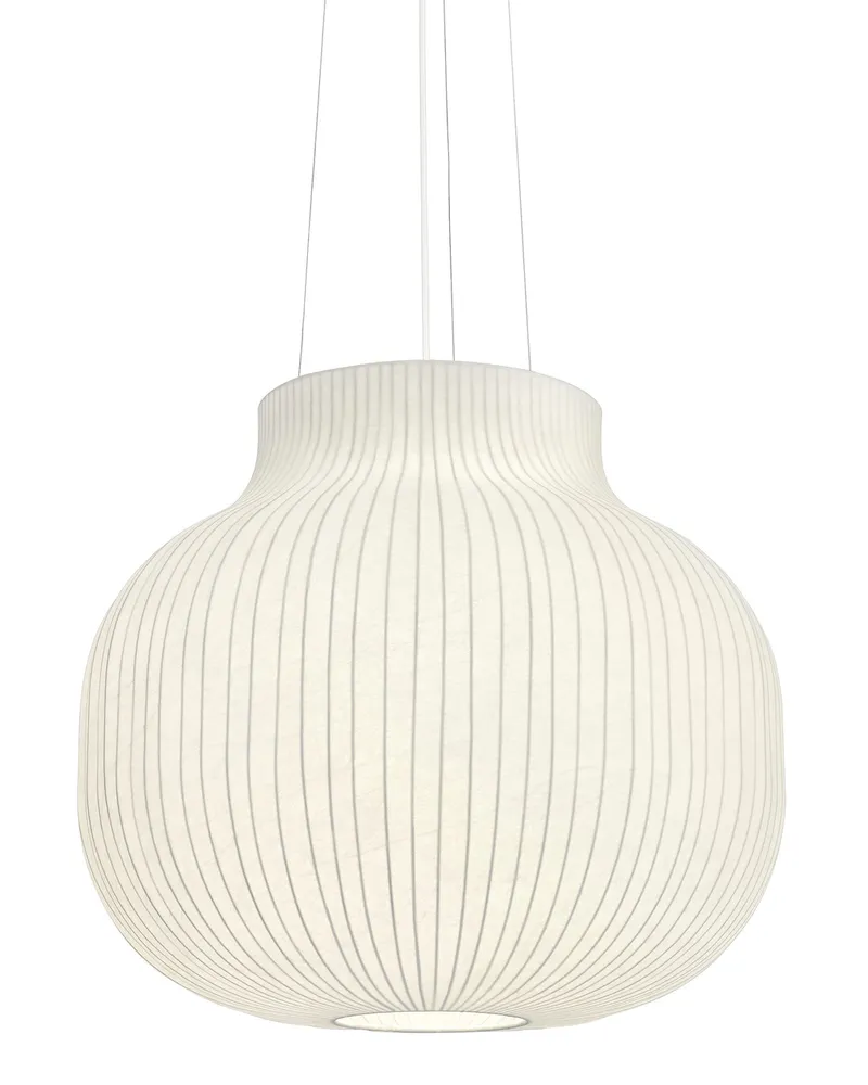 Muuto Pendelleuchte Strand - Weiß - Kokonharz - Designer Benjamin Hubert 