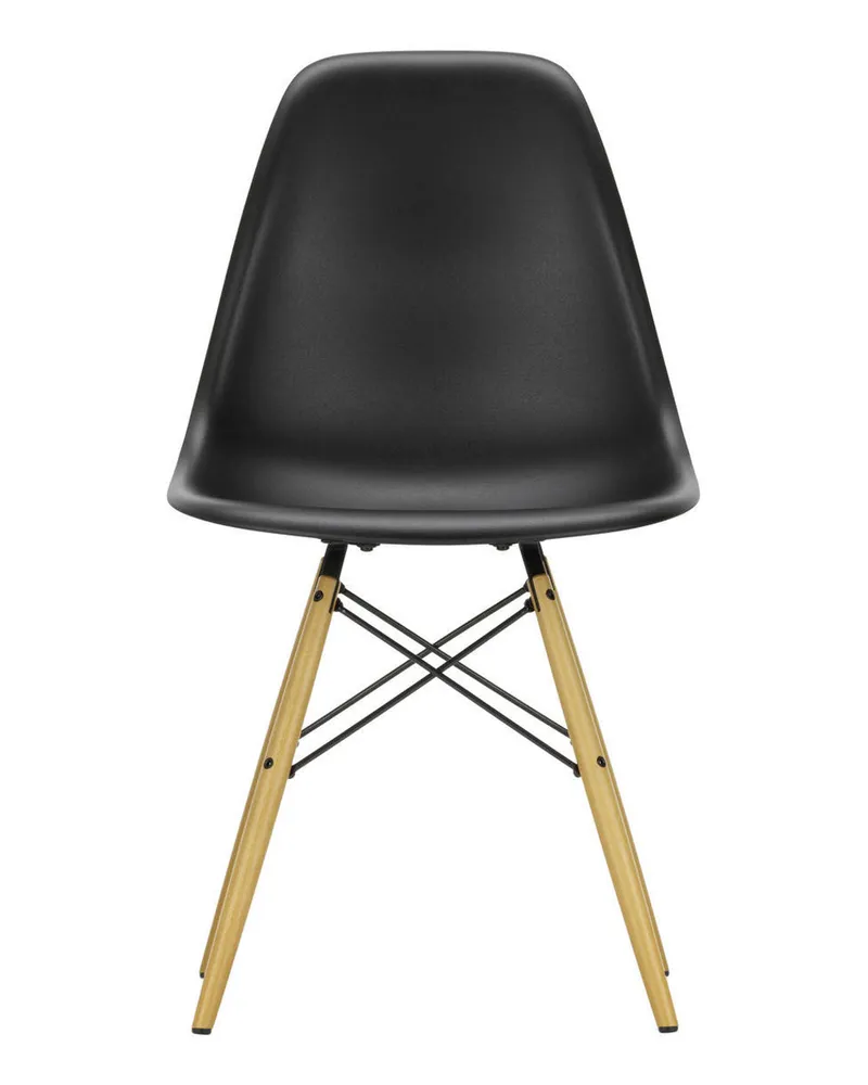 Vitra Stuhl Eames Plastic - Grau - Recycelter Kunststoff (Post-Consumer) - Designer Charles & Ray Eames 