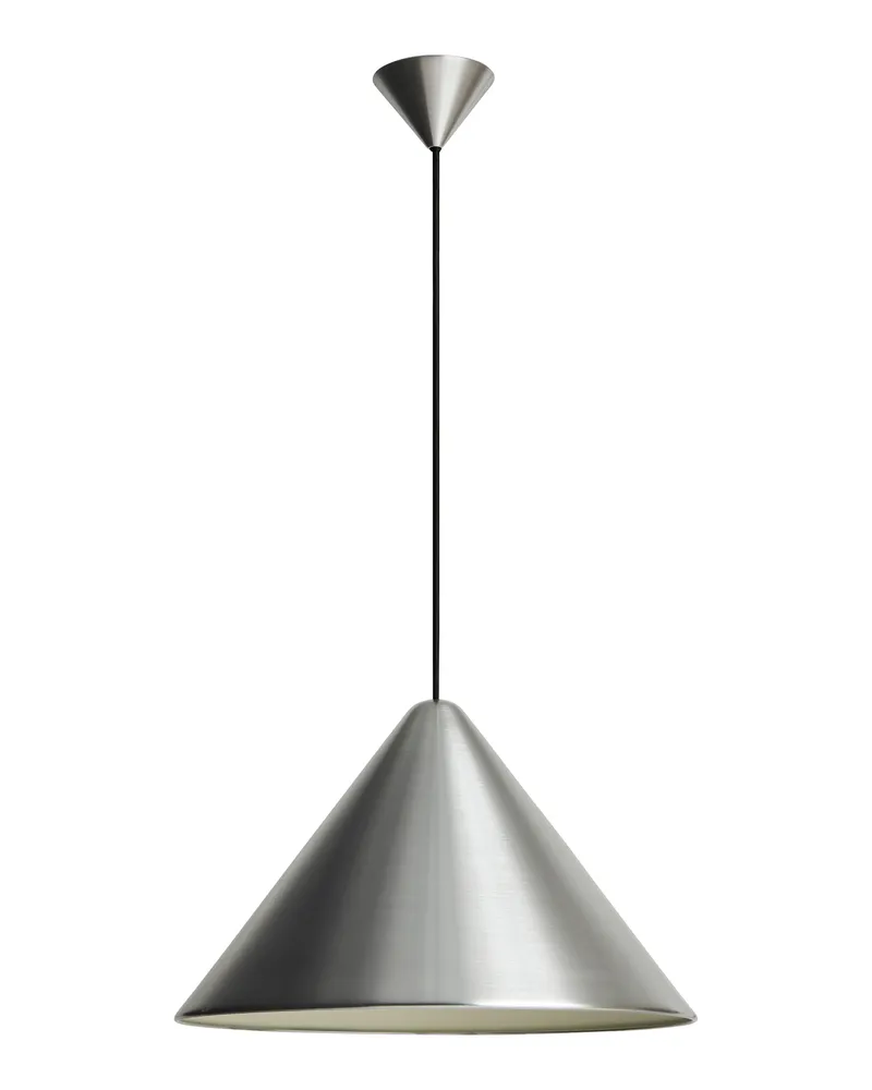 Hay Pendelleuchte Compass - Metall - gebürstetes Aluminium - Designer Julien Renault 