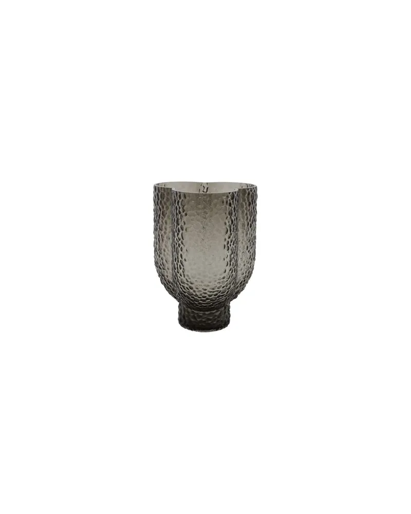 AYTM Vase Arura - Grau - mundgeblasenes Glas 
