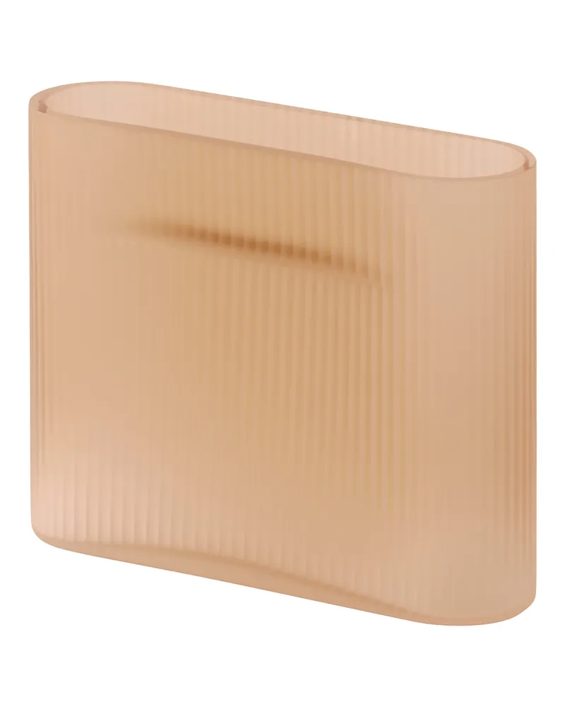 Muuto Vase Ridge - Orange - Mattglas, mundgeblasen - Designer Studio Kaksikko 