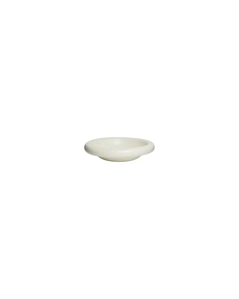 Toogood Suppenteller Dough - Weiß - emaillierter Sandstein - Designer Faye Toogood 