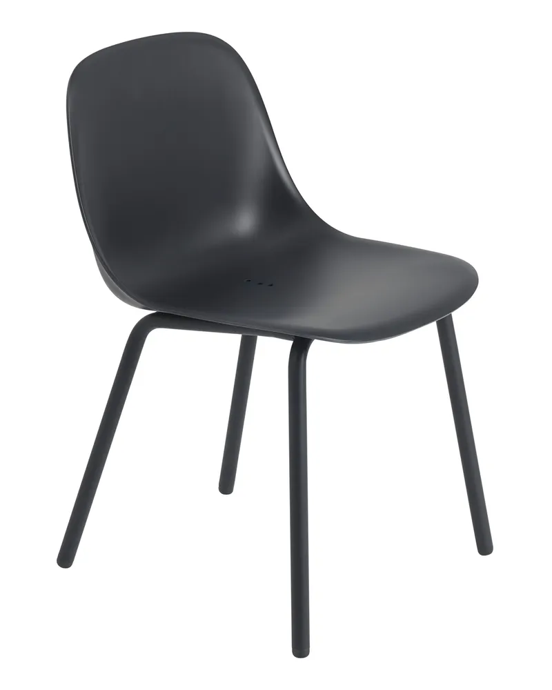 Muuto Stuhl Fiber - Grau - 100 % recycelter Kunststoff - Designer Iskos-Berlin 