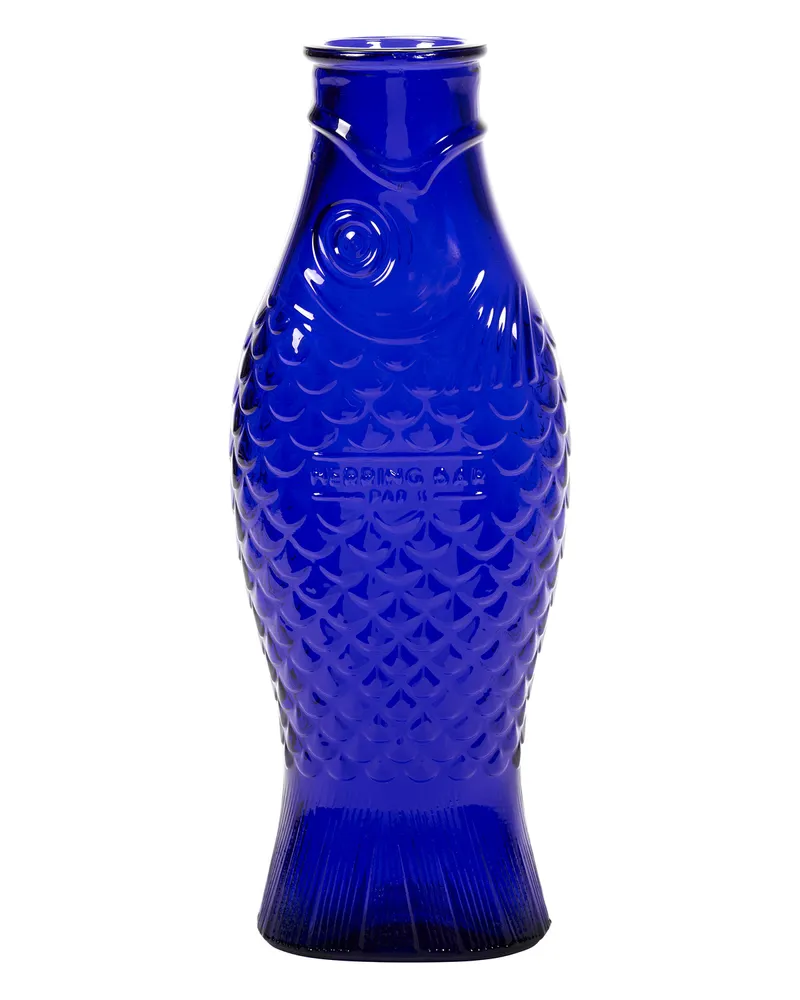 Serax Karaffe Fish & Fish table - Grün - Pressglas - Designer Paola Navone 