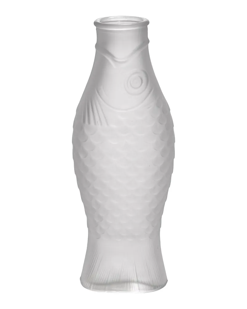 Serax Karaffe Fish & Fish table - Grün - Pressglas - Designer Paola Navone 
