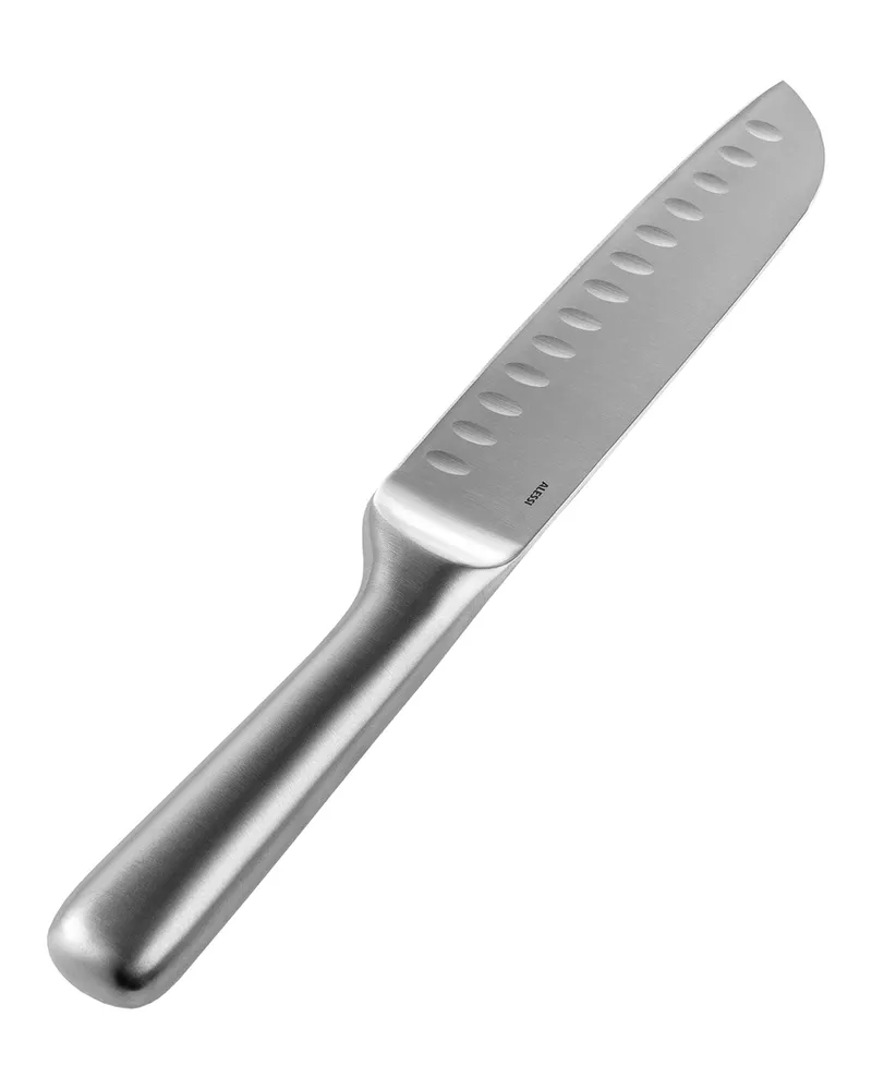 Alessi Santoku Messer Mami - Metall - rostfreier Stahl - Designer Stefano Giovannoni 