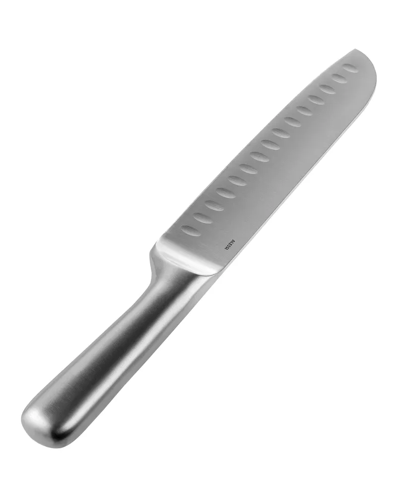 Alessi Santoku Messer Mami - Metall - rostfreier Stahl - Designer Stefano Giovannoni 