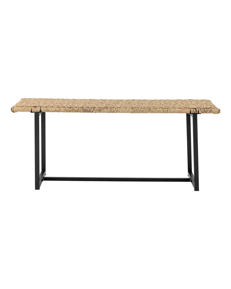 Bloomingville Sitzbank ADILLY - Beige - Pulverbeschichtetes Eisen 