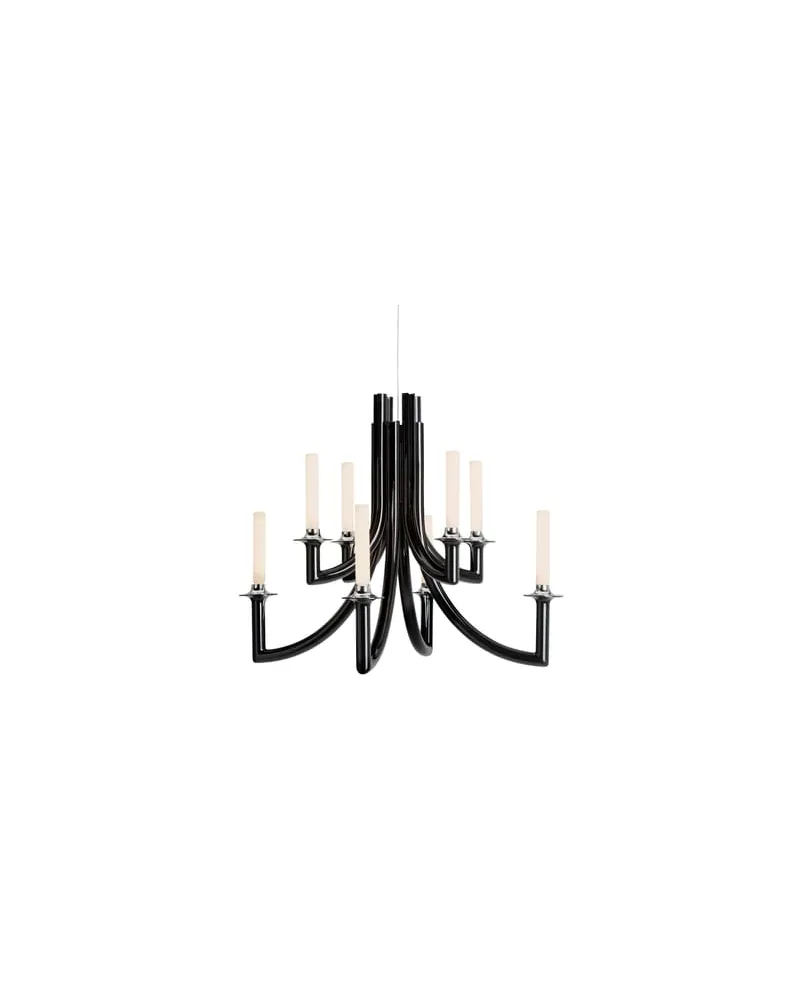 Kartell Hängelampe Khan - Schwarz - Polycarbonat 2.0 - Designer Philippe Starck 