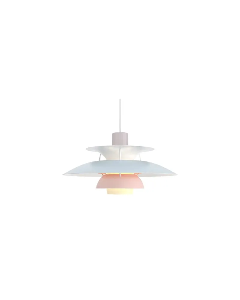 Louis Poulsen Pendelleuchte PH - Bunt - lackiertes Aluminium - Designer Poul Henningsen 