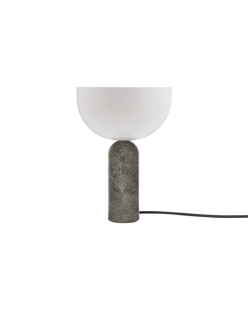 New Works Tischleuchte Kizu - Grau - Polyacryl - Designer Lars Tornoe 
