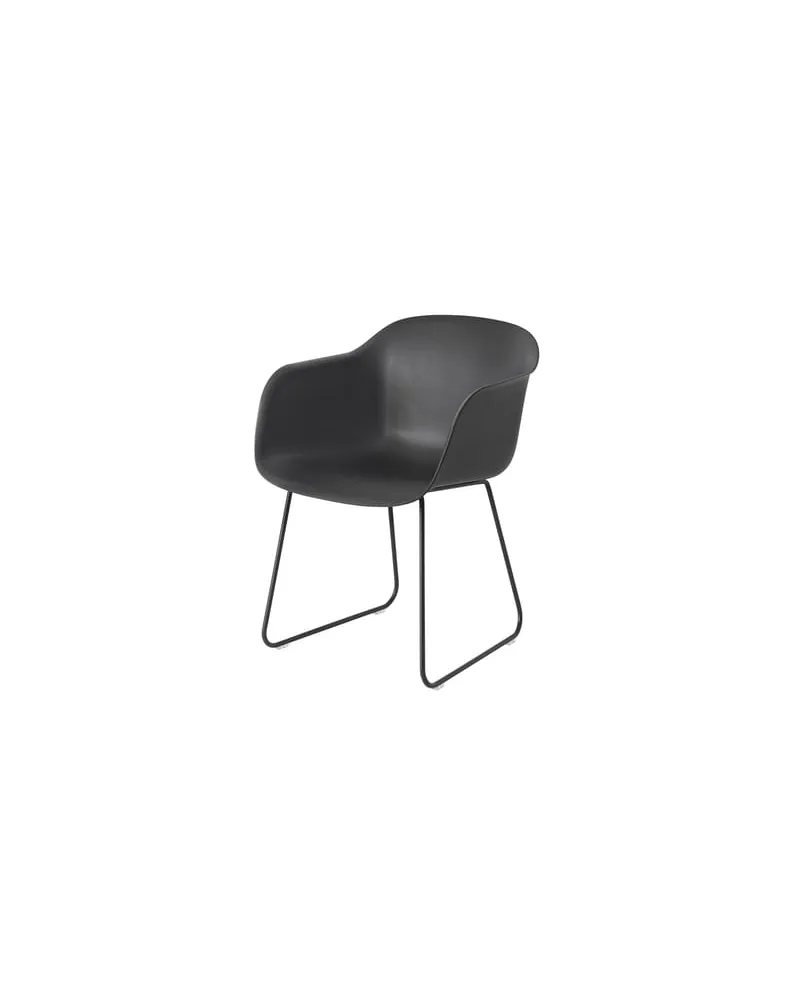Muuto Sessel Fiber - Schwarz - Stahl - Designer Iskos-Berlin 