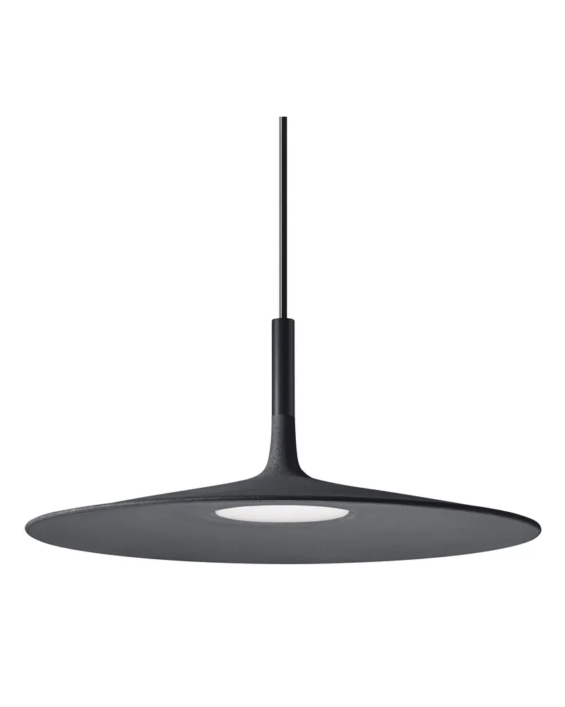Foscarini Pendelleuchte Aplomb - Schwarz - Polycarbonat, lackiert - Designer LucidiPevere Studio 