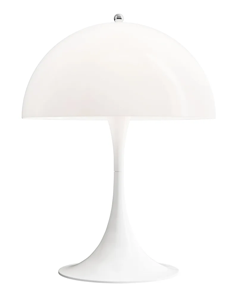 Louis Poulsen Tischleuchte Panthella - Weiß - Polyacryl - Designer Verner Panton 
