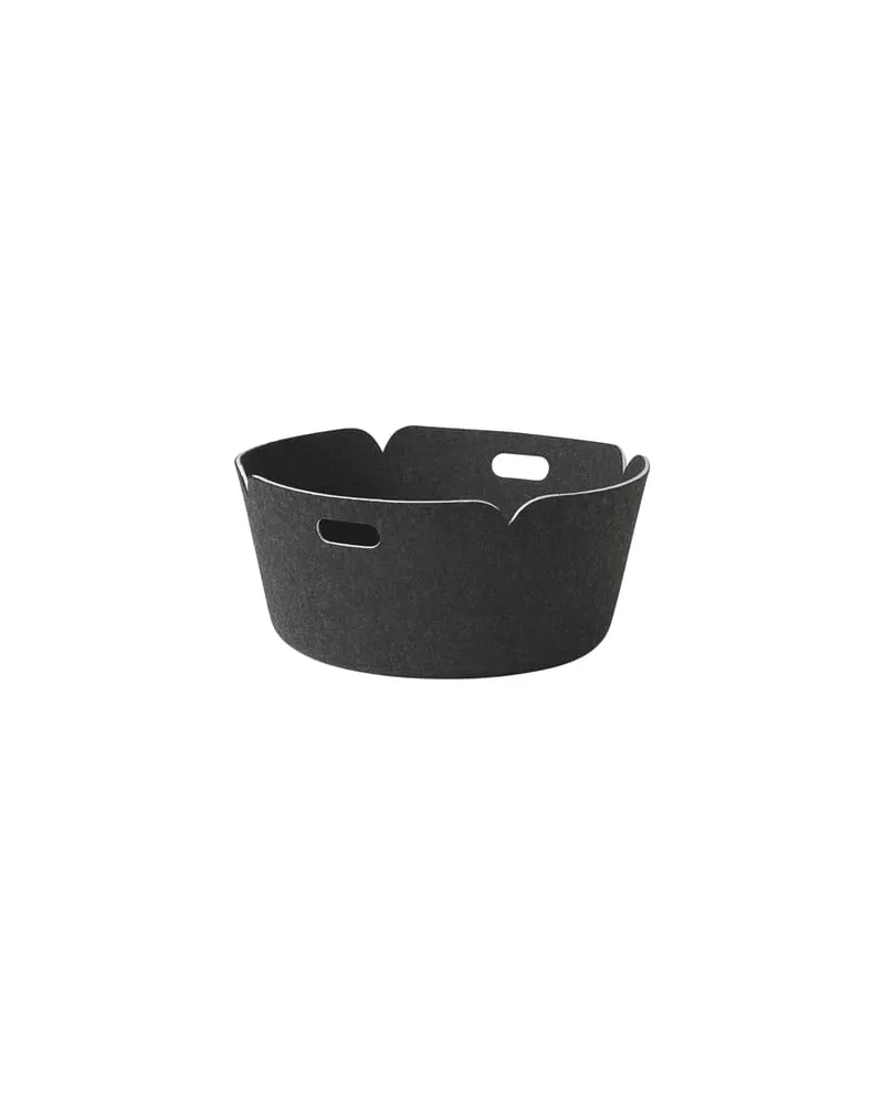 Muuto Korb Restore - Schwarz - Filz, recycelt - Designer Mika Tolvanen 