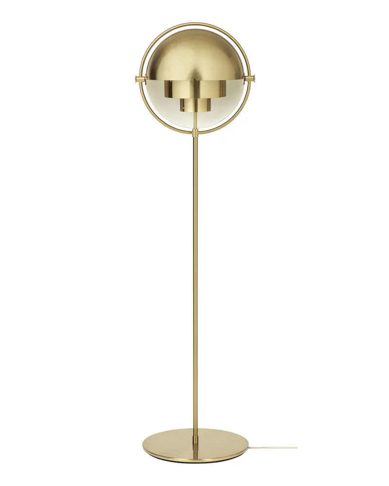 Gubi Stehleuchte Multi-Lite - Gold - Metall - Designer Louis Weisdorf 