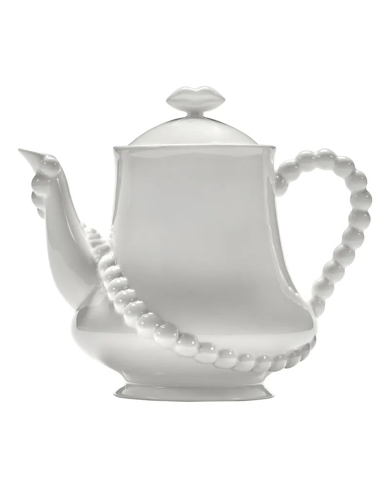 Serax Teekanne LES OBJETS MOULEVERSANTS - Blau - emailliertes Porzellan - Designer Wouters & Hendrix 