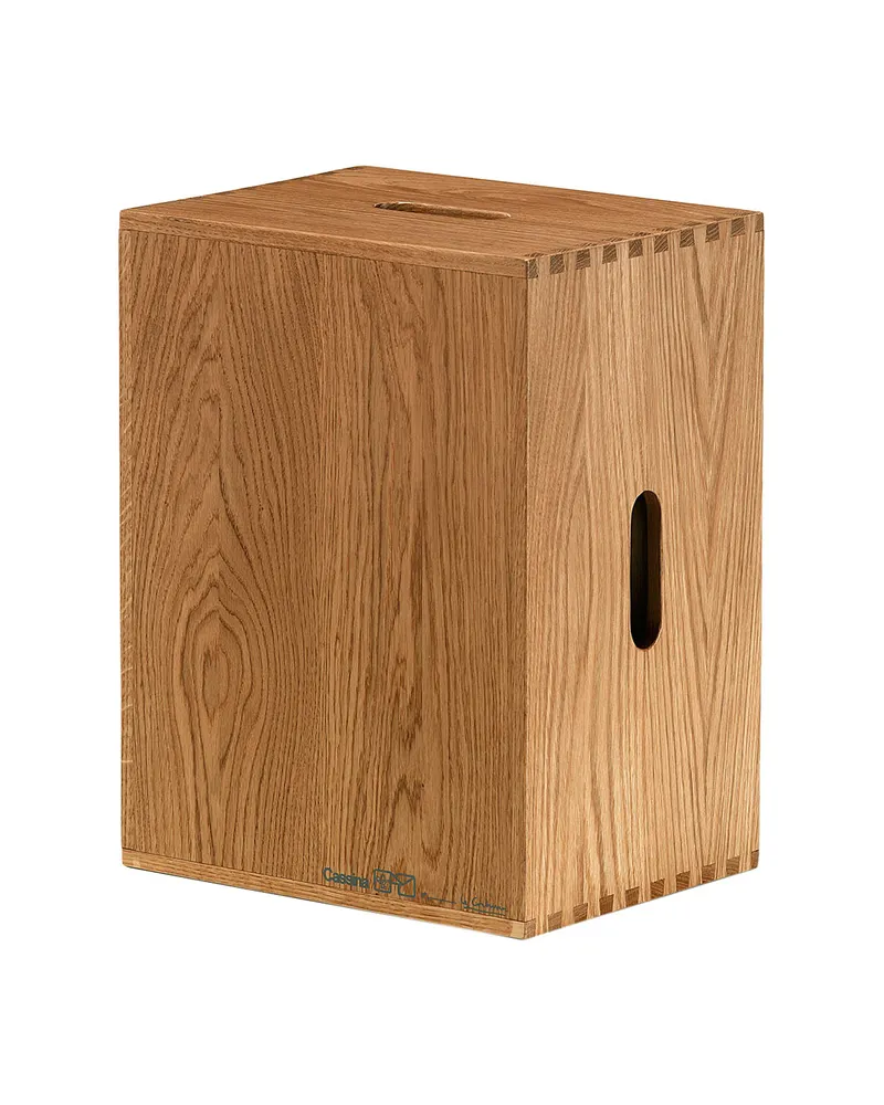 Cassina Hocker i Maestri - Holz natur - Massives Kastanienholz - Designer Le Corbusier 
