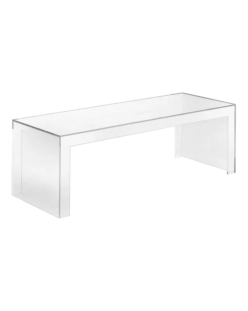 Kartell niedrige Konsole Invisibles - Transparent - Polykarbonat - Designer Tokujin Yoshioka 