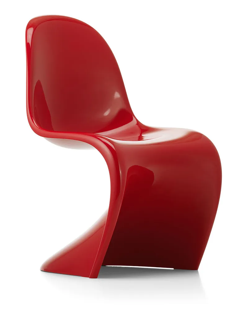 Vitra Stuhl Panton Chair - Rot - Polyurethan-Hartschaum - Designer Verner Panton 