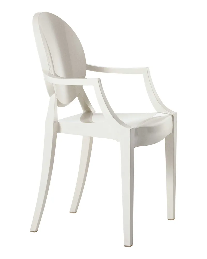 Kartell Stapelbarer Sessel Ghost - Schwarz - Polykarbonat - Designer Philippe Starck 