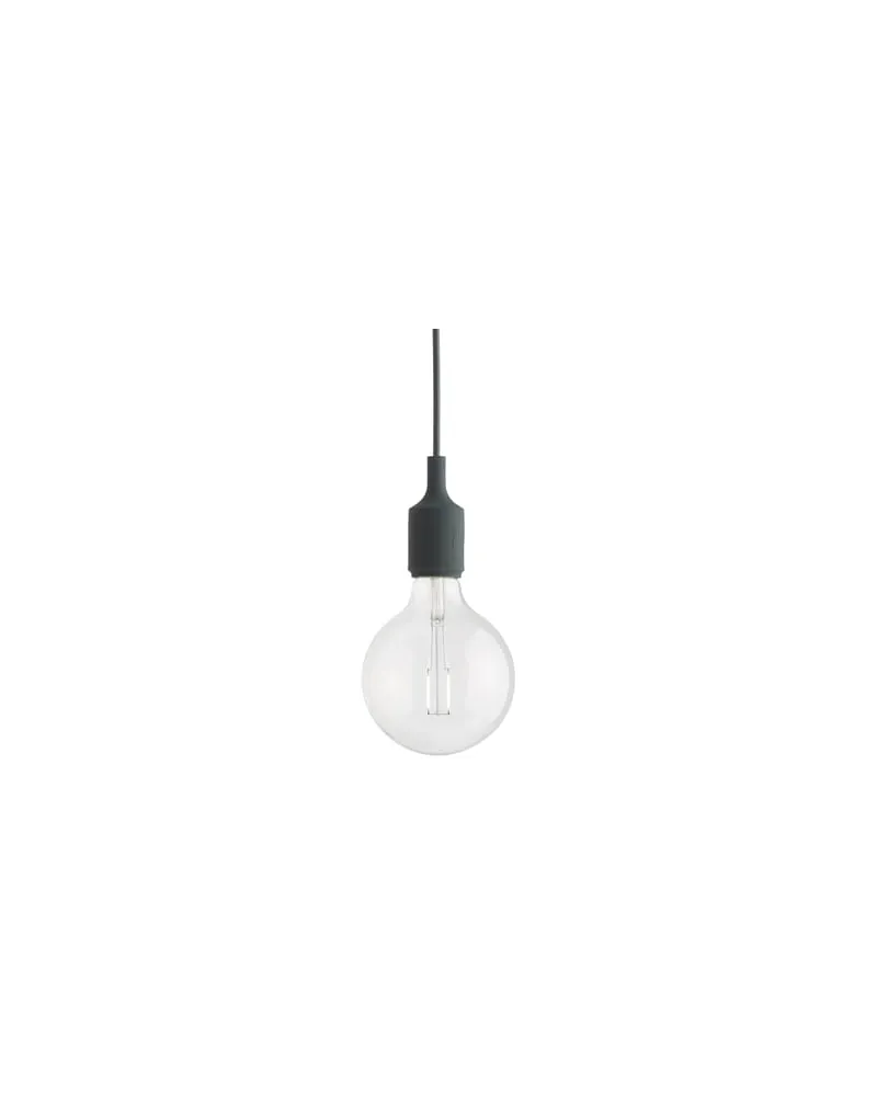 Muuto Pendelleuchte E27 - Grün - Silikon - Designer Mattias Stahlbom 