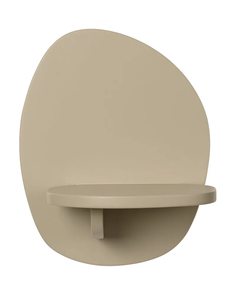 ferm LIVING Wandregal Pilu - Beige - Holzfaserplatten 