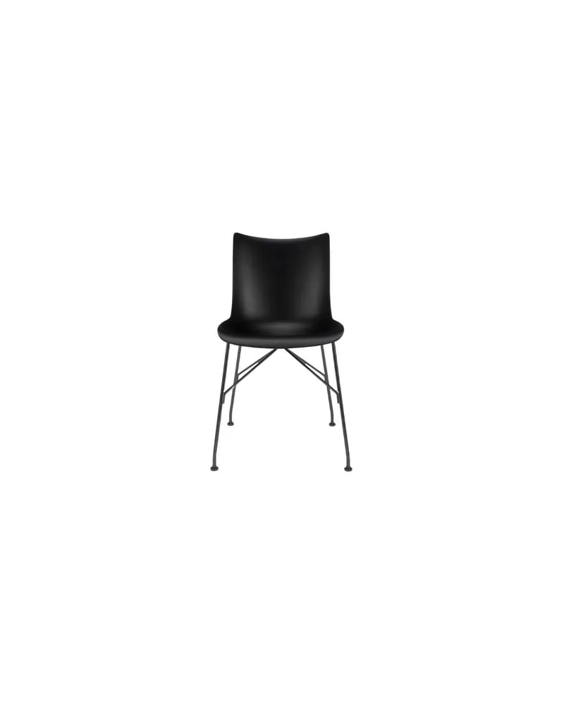 Kartell Stuhl Smart Wood - Schwarz - Designer Philippe Starck 