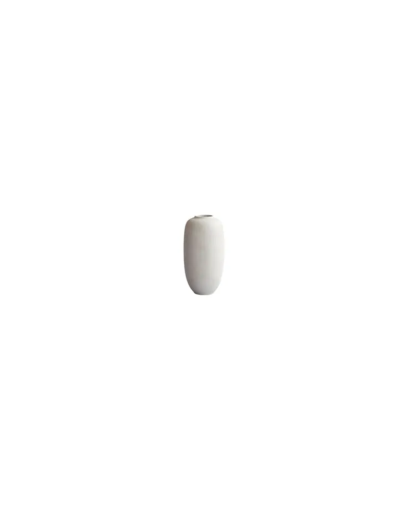 101 Copenhagen Vase Sunao - Weiß - emaillierte Keramik - Designer Tommy Hyldahl 