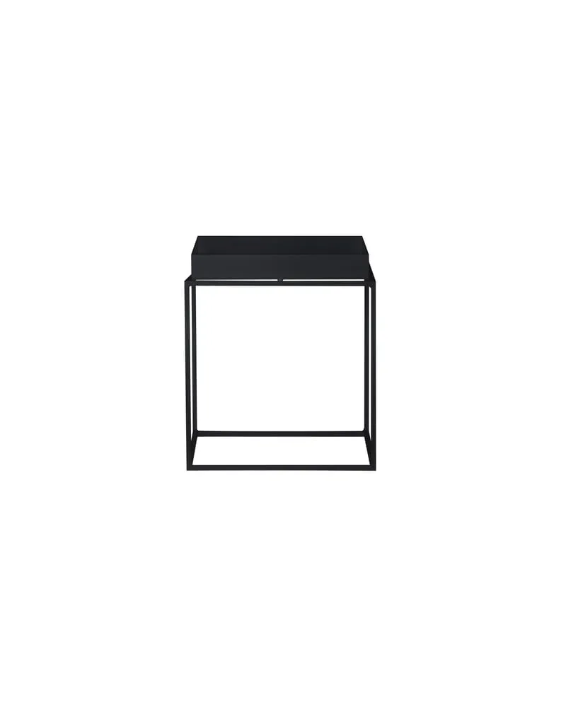 Hay Beistelltisch Tray - Schwarz - lackierter Stahl - Designer Hay Studio 