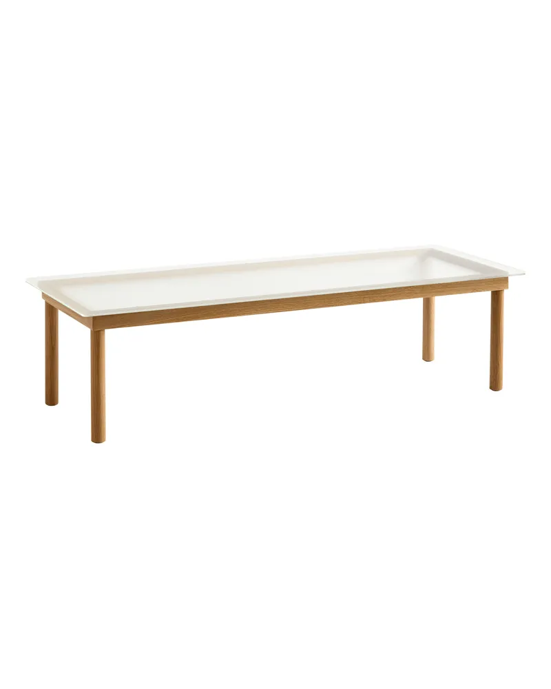 Hay Couchtisch Kofi - Holz natur - Geriffeltes Hartglas - Designer Martin Solem 