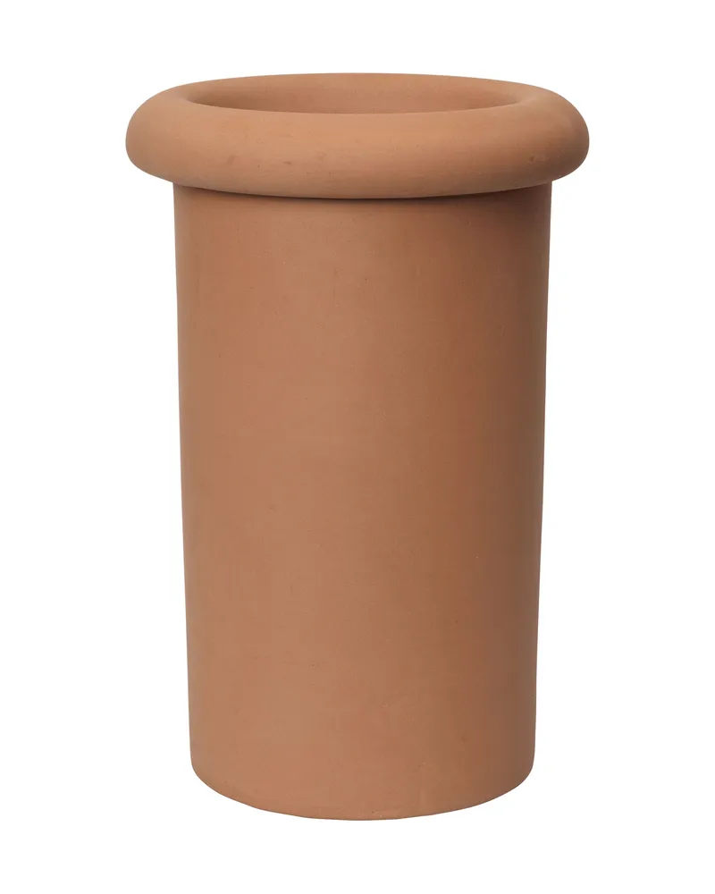 ferm LIVING Blumentopf Rollo - Orange - Terrakotta 