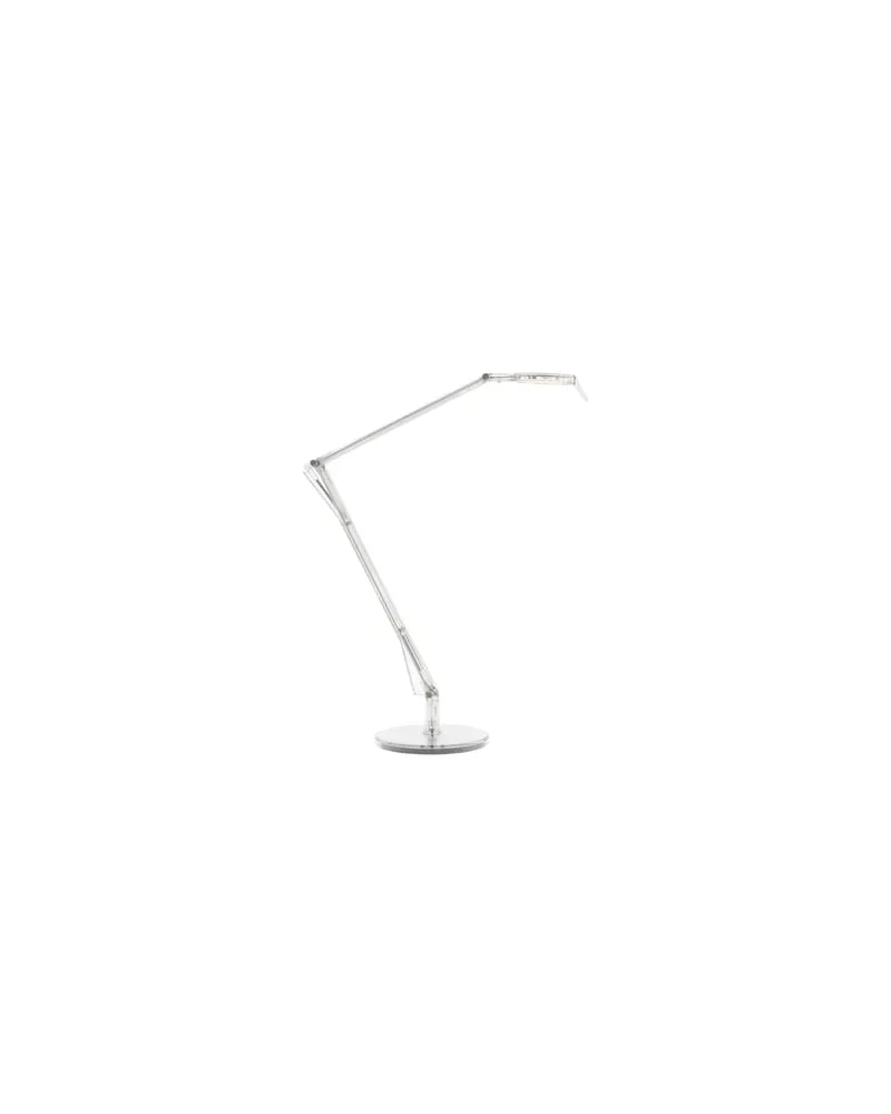 Kartell Tischleuchte Aledin - Transparent - eloxiertes Aluminium - Designer Francesco Meda 