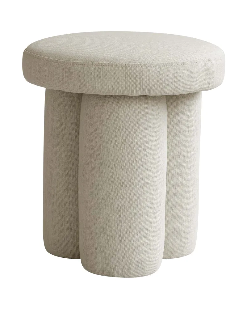 101 Copenhagen Gepolsterter Hocker Big Foot - Grau - Schnell trocknender Schaumstoff - Designer Tommy Hyldahl 