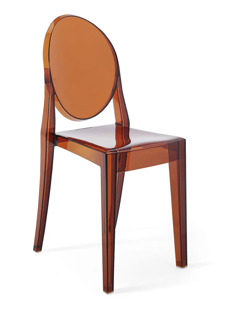 Kartell Stapelbarer Stuhl Ghost - Blau - Polycarbonat 2.0 - Designer Philippe Starck 